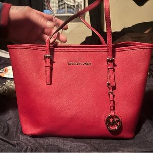 Michael Kors Vibrant Red Tote
